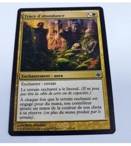 Trace d'abondance La Renaissance d'Alara n°142 (Français) MTG Magic NM