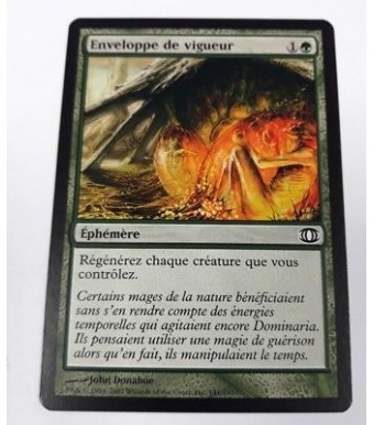 carte magic the gathering mtg - enveloppe de vigueur - vision avenir - commune 