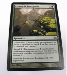 carte magic the gathering mtg - essaim de bourgeons - vision de l'avenir 