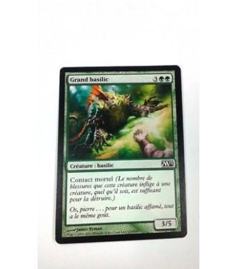 Grand basilic Magic 2011 n°180 Foil (Français) MTG Magic NM