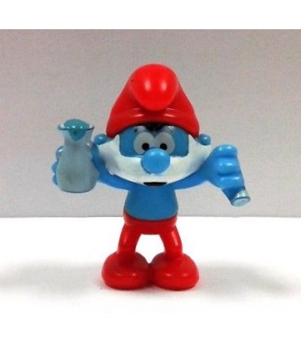 Figurine  KINDER N° 380 le grand SCHTROUMPF plastique MPG UN 126 