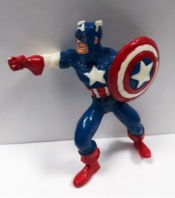 figurine marvel captain america 10cm pvc