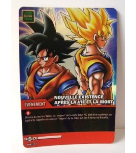 CARTE DRAGON BALL Z - NOUVELLE EXISTENCE APRES LA VIE ET LA MORT DB 184 - HOLO