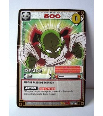 Dendé - D-432 - Carte Dragon Ball Z Série 5