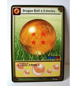 Dragon Ball A 4 Etoiles - D-126 - Carte Dragon Ball Z Série 9
