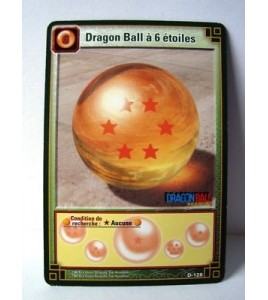 Dragon Ball A 6 Etoiles - D-128 - Carte Dragon Ball Z Série 9