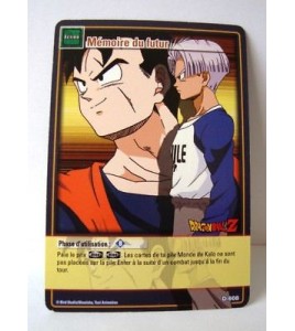 DRAGON BALL Z  CARTE MEMOIRE DU FUTUR D-608