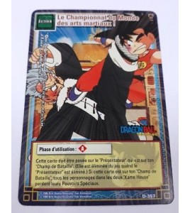 Carte Dragon Ball Z Le championnat du monde des arts martiaux ! D-357 