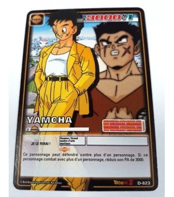 Carte Dragon Ball Z Yamcha D-823