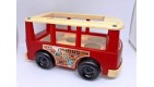 Vintage 1969 Fisher Price little people Play Family mini Bus Van 
