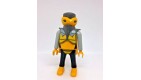 FIGURINE PLAYMOBIL JAUNE N° 257 