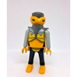 FIGURINE PLAYMOBIL JAUNE N° 257 