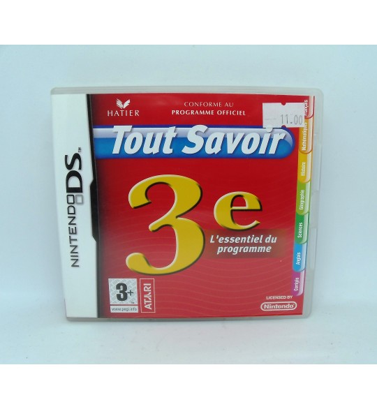 Tout Savoir 3e sur Nintendo DS
