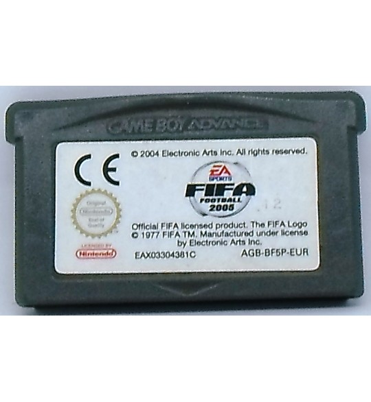 FIFA 2005 sur Gameboy Advance GBA 59