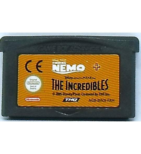 Finding Nemo + the Incredibles sur Gameboy Advance GBA 122