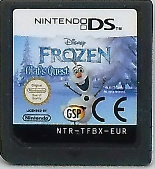 La Reine Des Neiges La Quête d'Olaf Jeu Nintendo DS & 3DS sans Notice L150