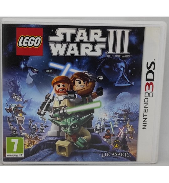Lego Star Wars III : the Clone Wars Jeu Nintendo 2DS & 3DS avec Notice