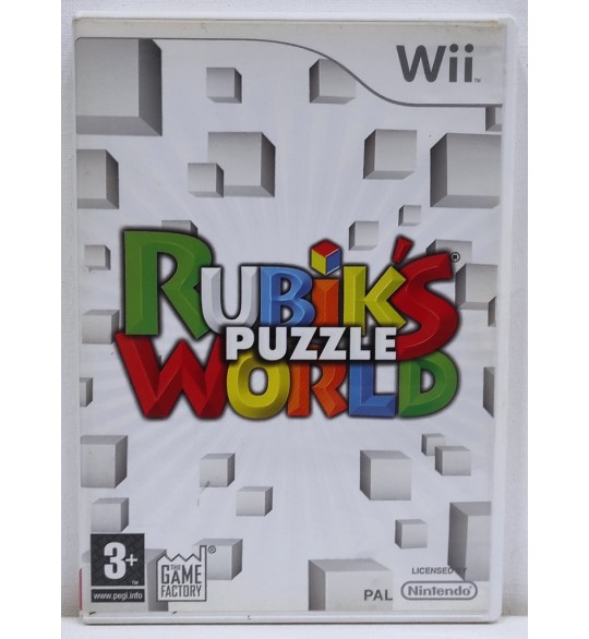 Rubiks puzzle world Jeu Nintendo Wii Avec Notice AE816