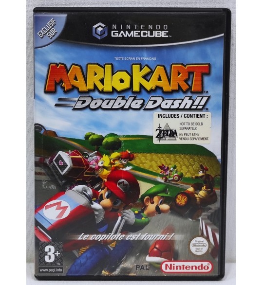 Mario Kart : Double Dash !! + Zelda Jeu Nintendo Gamecube Avec Notice AE822