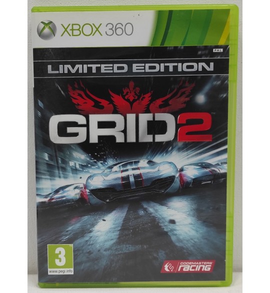 Race Driver : Grid 2 - édition limitée  Jeu Xbox 360 Avec Notice AF177
