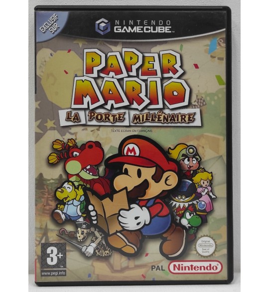 Paper Mario : La Porte Millénaire  Jeu Nintendo Gamecube Avec Notice TBE AF239