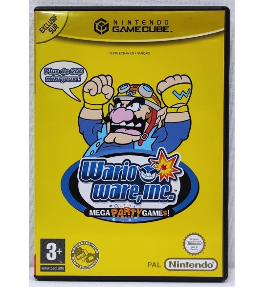 Wario Ware Inc : Mega Party Game$ !  Jeu Nintendo Gamecube Avec Notice R12