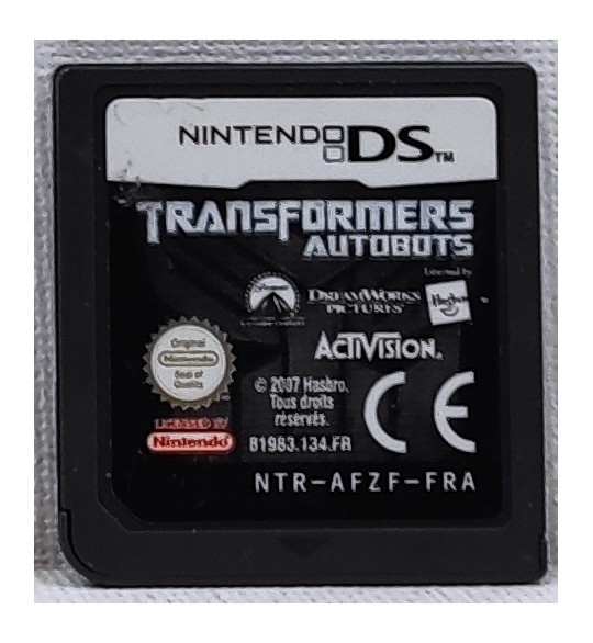 Transformers Autobots Jeu Nintendo DS & 3DS AF313