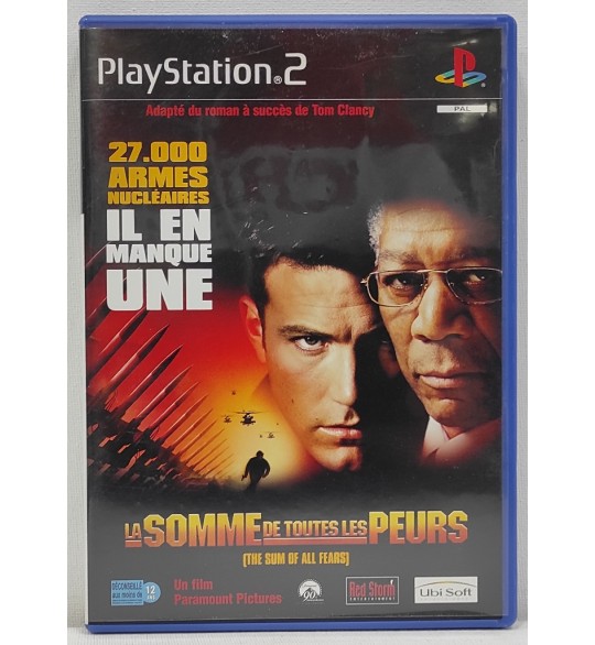 La Somme de Toutes Les Peurs Jeu Playstation 2 PS2 Avec Notice AF359