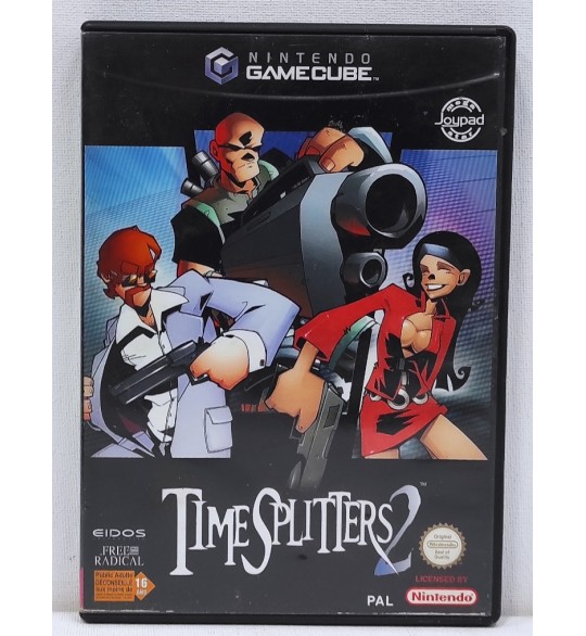 Timesplitters 2 Jeu Nintendo Gamecube Sans Notice AF378