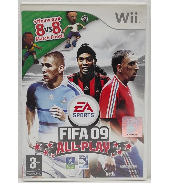 Fifa 09 Jeu Nintendo Wii Sans Notice AF487