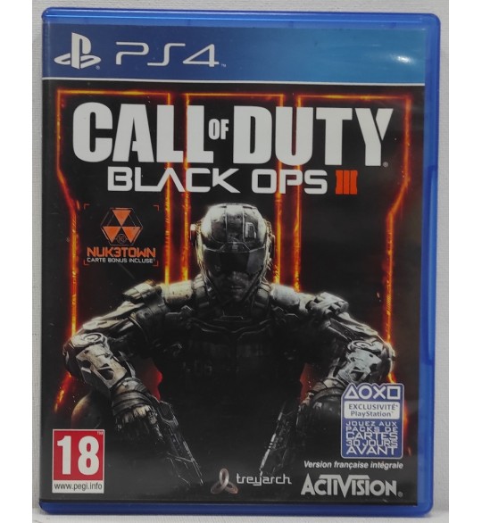 Call of Duty : Black Ops III  Jeu PS4 Playstation 4 Sans Notice AF501