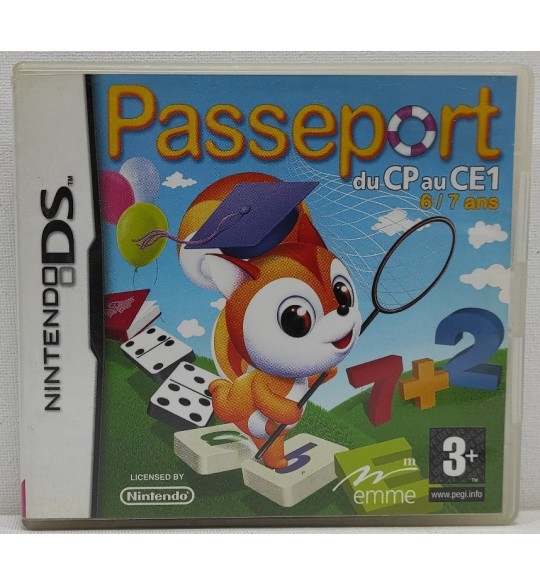 Passeport CP-CE1 Jeu Nintendo DS, 2DS & 3DS Avec Notice Y154