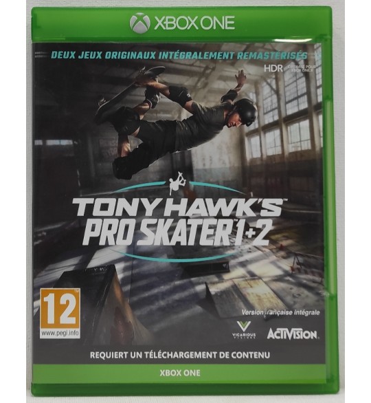 Tony Hawk's Pro Skater 1+2 Jeu Xbox One Sans Notice AF592