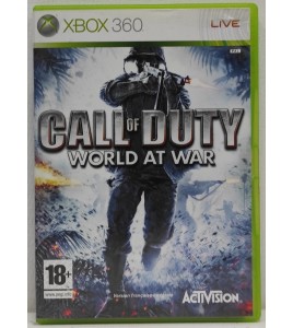 Call of Duty : World at War Jeu Xbox 360 Avec Notice AF596