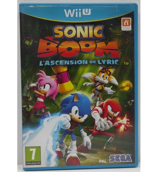 Sonic Boom : l'ascension de Lyric Jeu Nintendo Wii U Sans Notice AE815