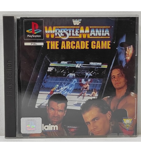 WWF Wrestlemania: The Arcade Game Jeu Playstation 1 PS1 Avec Notice AF626