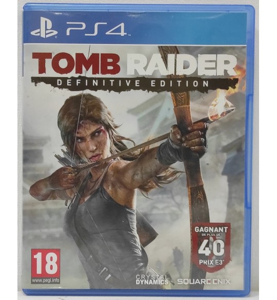 Tomb Raider Definitive Edition Jeu PS4 Playstation 4 Sans Notice AF633