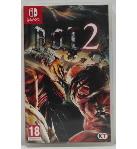 A.O.T. 2 L'Attaque des Titans 2 Jeu Nintendo Switch Sans Notice AF268