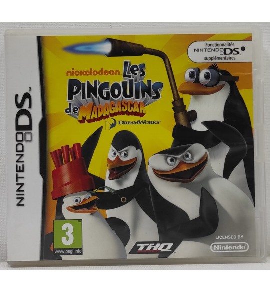 Les pingouins de Madagascar Jeu Nintendo DS et 3DS Sans Notice AF660