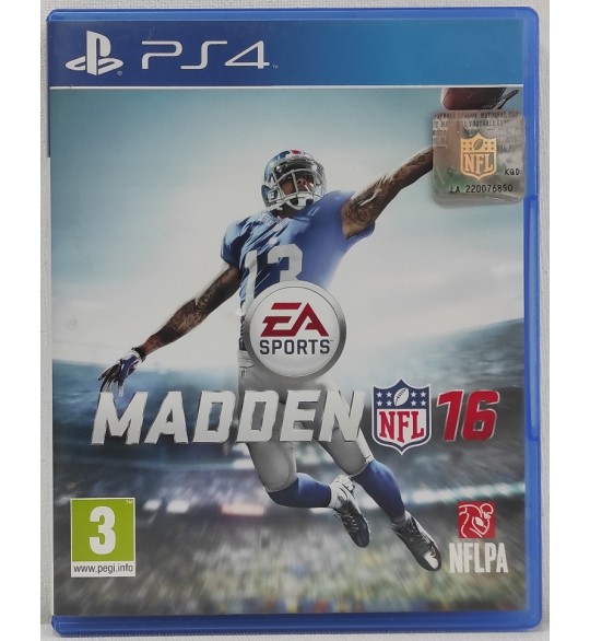 Madden NFL 16  Jeu PS4 Playstation 4 Sans Notice AF668