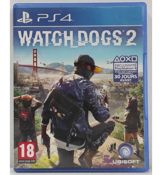 Watch Dogs 2 Jeu PS4 Playstation 4 Sans Notice AF670
