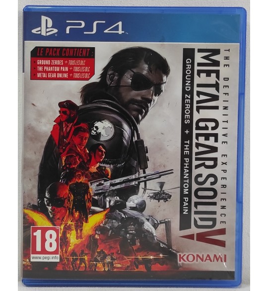 Métal Gear Solid V : The Définitive Expérience Jeu PS4  Sans Notice AF671