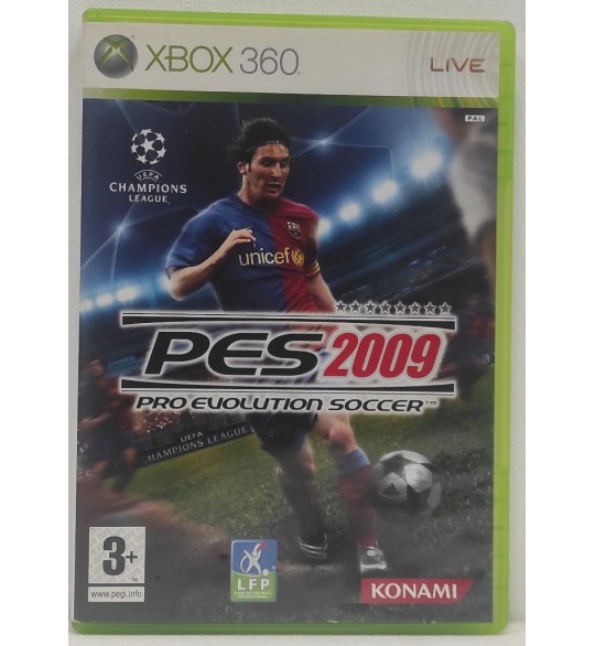 PES 2009 : Pro Evolution Soccer Jeu Xbox 360 Avec Notice AF673