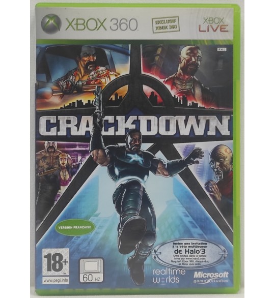 Crackdown Jeu Xbox 360 Avec Notice AF676
