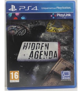 Hidden Agenda Jeu PS4 Playstation 4 Sans Notice AF684