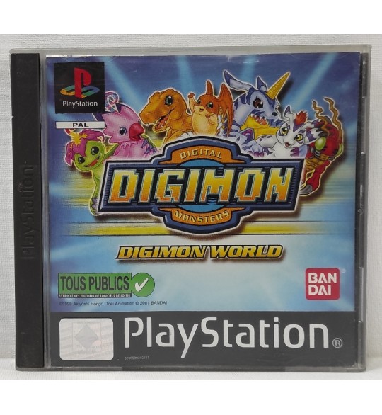 Digimon World Jeu PS1 Playstation 1 Sans Notice AF690