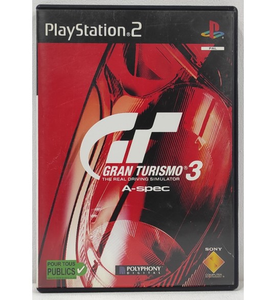 Gran Turismo 3  Jeu Playstation 2 PS2 Avec Notice AF692