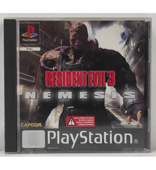 Resident Evil 3 Nemesis Jeu Playstation 1 PS1 Avec Notice AF697