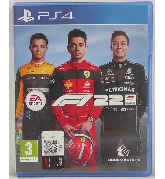 F1 22 Jeu PS4 Playstation 4 Sans Notice AF698