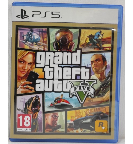 Grand Theft Auto V  / GTA V Jeu PS5 Playstation 5 Sans Notice AF720
